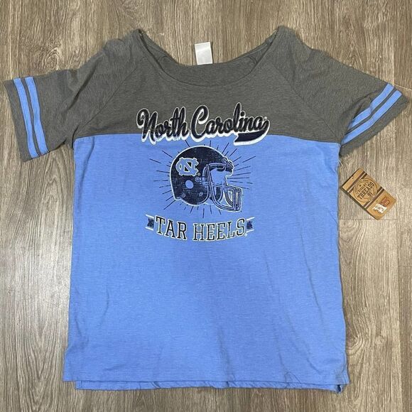 Tar Heels UNC University of North Carolina t shirt size large 12-14 NWT - Picture 1 of 5